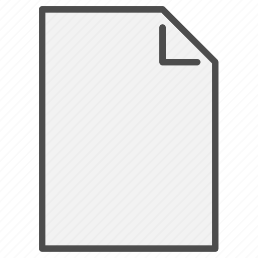 Blank, document, empty, file, page, sheet, white icon - Download on ...
