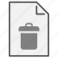 bin, document, file, format, paper, recycling, type 