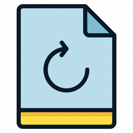 File, refresh, reload, restore icon - Download on Iconfinder
