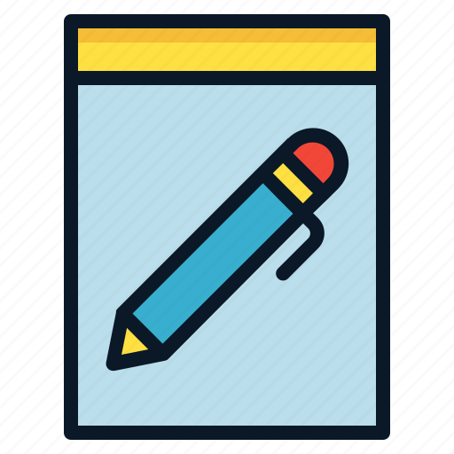 File, paper, pen, write icon - Download on Iconfinder