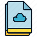 cloud, file, multiple, save, storage