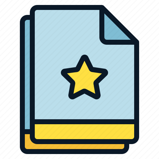 Favorite, file, important, multiple, star icon - Download on Iconfinder