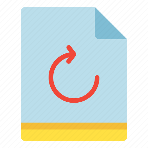 File, refresh, reload, restore icon - Download on Iconfinder