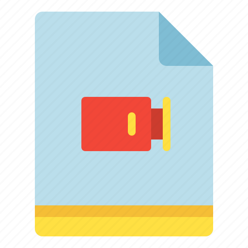 Clip, file, movie, video icon - Download on Iconfinder