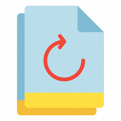 File, multiple, refresh, reload, restore icon - Download on Iconfinder