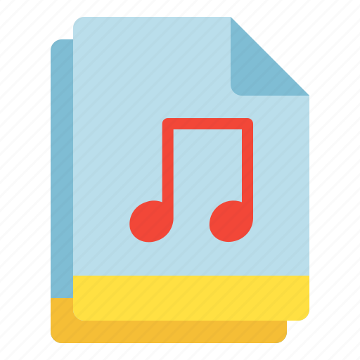 File, multiple, music, note, sound icon - Download on Iconfinder