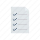 checklist, document, page, survey