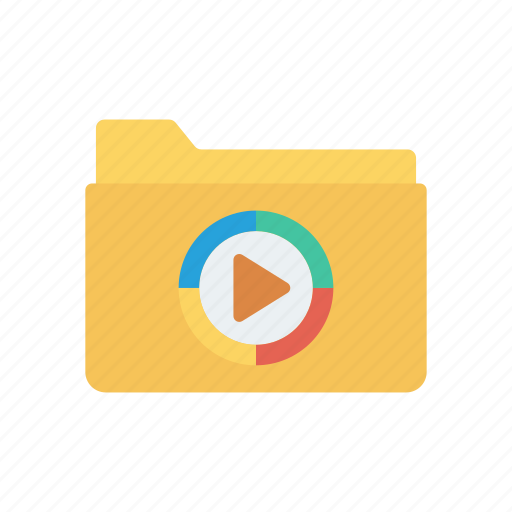 Archive, folder, music, video icon - Download on Iconfinder