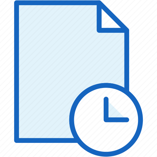 Clock, files icon - Download on Iconfinder on Iconfinder