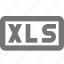 xls, extension, format, document 