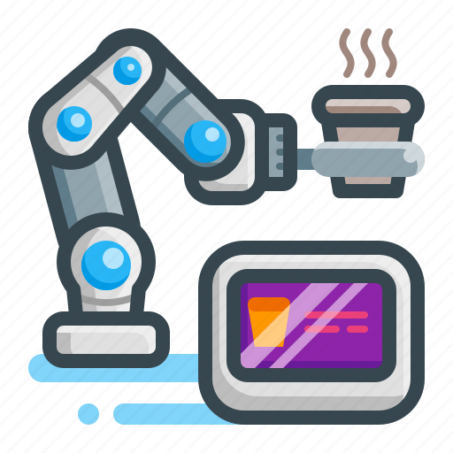 Robotic, coffee, untact, arm icon - Download on Iconfinder