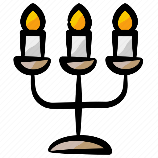 Candles, candle holder, fire, torch, light, candlestick, wax icon - Download on Iconfinder