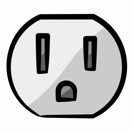 Outlet, socket, electrical, electric, power, watt, female icon - Download on Iconfinder