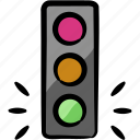 traffic light, green, go, allow, permission, traffic