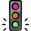 traffic light, green, go, allow, permission, traffic 