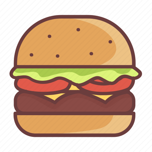 Burger, hamburger, fast food, cheeseburger, junk food, sandwich, toast icon - Download on Iconfinder