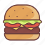 burger, hamburger, fast food, cheeseburger, junk food, sandwich, toast, bread 