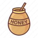 honey, jar, bee, sweet, dessert, cream, healthy