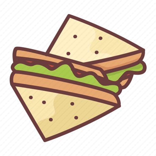 Sandwich, double, breakfast, bread, bakery, pastry, food icon - Download on Iconfinder