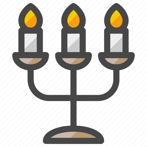Candles, candle holder, fire, torch, light, candlestick, wax icon - Download on Iconfinder