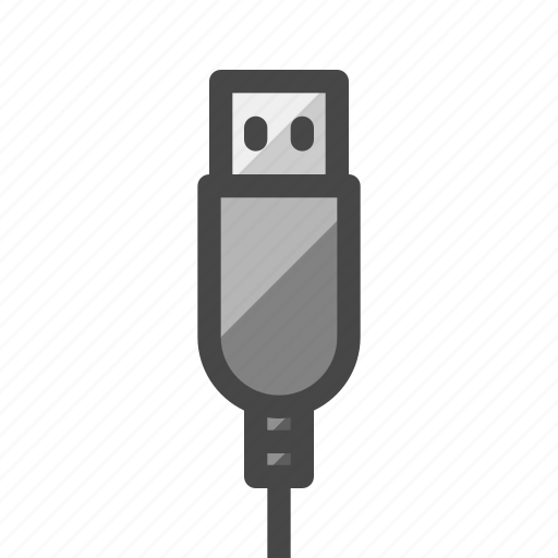 Usb, type a, connector, 2.0, device, data, transfer icon - Download on Iconfinder