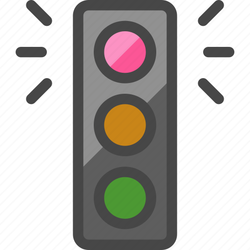 Traffic light, red, stop, forbidden, permission, traffic icon - Download on Iconfinder