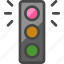 traffic light, red, stop, forbidden, permission, traffic 