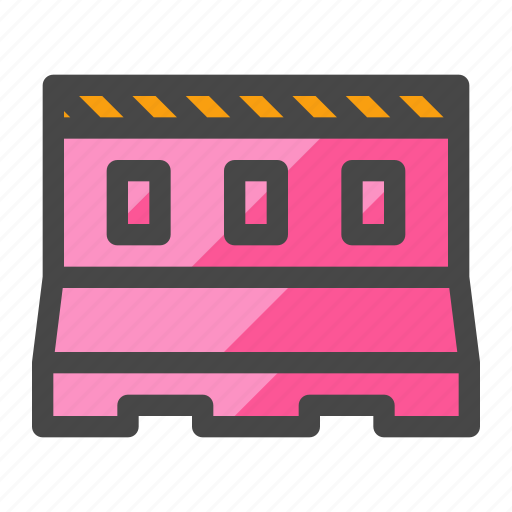 Traffic barrier, barricade, safety, road, street, traffic icon - Download on Iconfinder