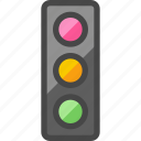 traffic lights, stoplights, red, yellow, green, traffic