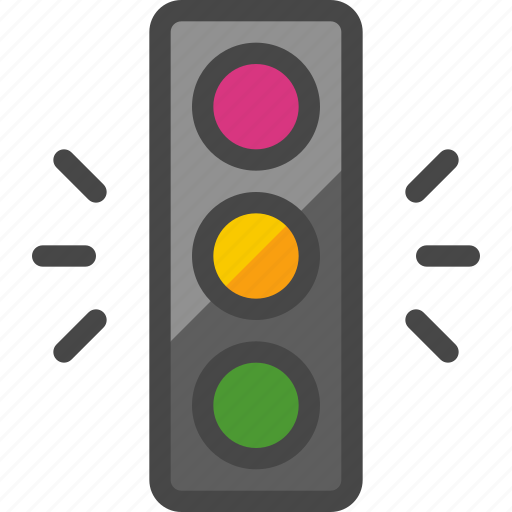 Traffic light, yellow, caution, slow down, traffic signal, traffic icon - Download on Iconfinder