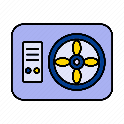 Cooler, cooling, fan, ventilator icon - Download on Iconfinder