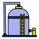 chemical, stairs, tank, tube, vessel