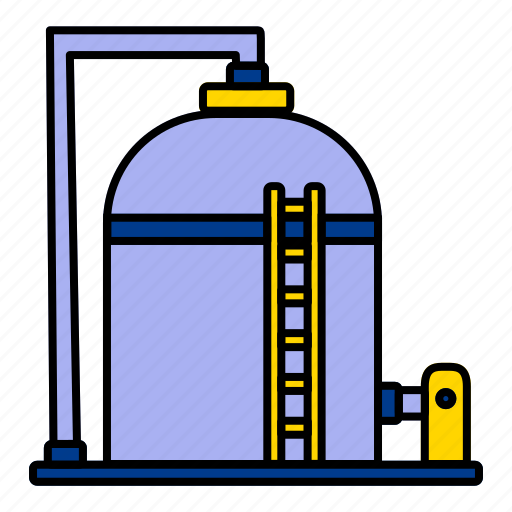 Chemical, stairs, tank, tube, vessel icon - Download on Iconfinder