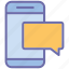 mobile, chat, technology, vector, web, website 