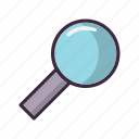 search, find, magnifier