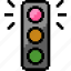 traffic light, red, stop, forbidden, permission, traffic 