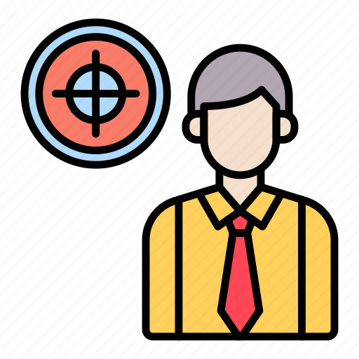 Employee, goal, target icon - Download on Iconfinder