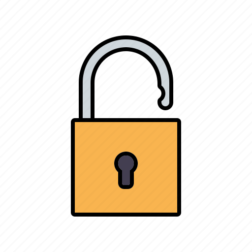 Business, insecure, lock, office, open, securioty, technology icon - Download on Iconfinder