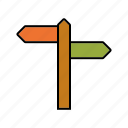 arrow, business, directions, navigation, office, signpost, travel