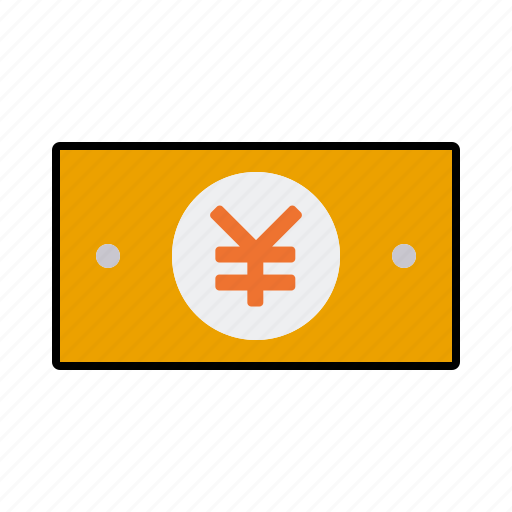 Bill, cash, currency, finance, money, note, yen icon - Download on Iconfinder