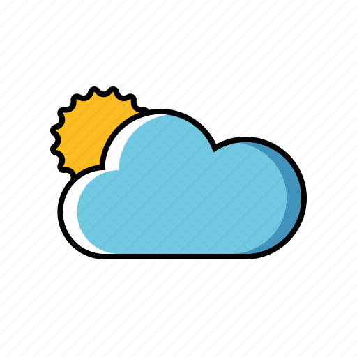 Climate, cloud, cloudy, meteorology, sun, weather icon - Download on Iconfinder