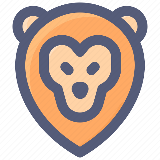 Animal, avatar, head, king, lion icon - Download on Iconfinder