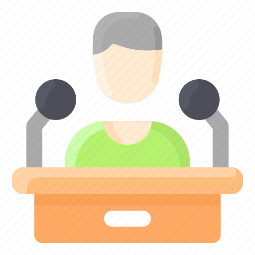 Conference, news, press, speech icon - Download on Iconfinder