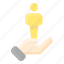 award, figure, hand, oscar, statue 