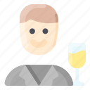 avatar, drink, glass, man, wine 