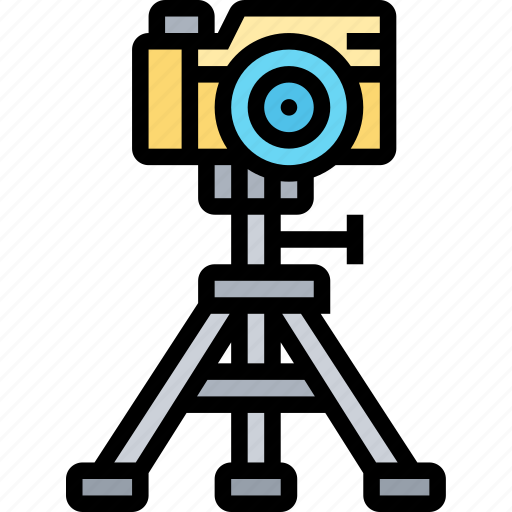 Camera, tripod, photography, picture, record icon - Download on Iconfinder