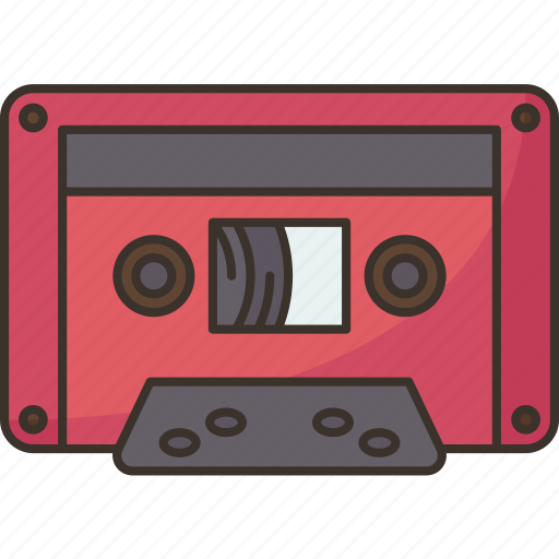 Audio, tape, cassette, retro, music icon - Download on Iconfinder