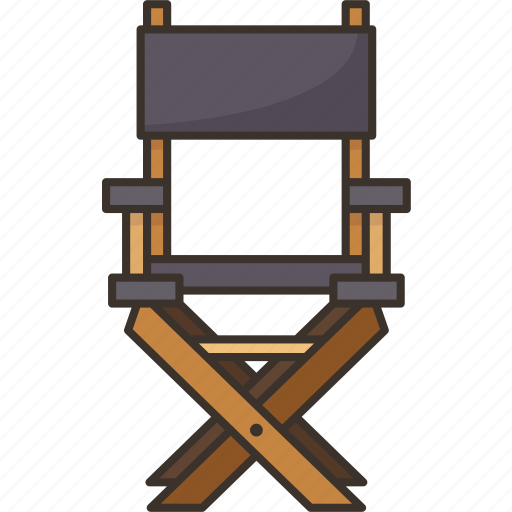 Chair, director, cinematography, filmmaker, furniture icon - Download on Iconfinder