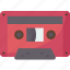 audio, tape, cassette, retro, music 