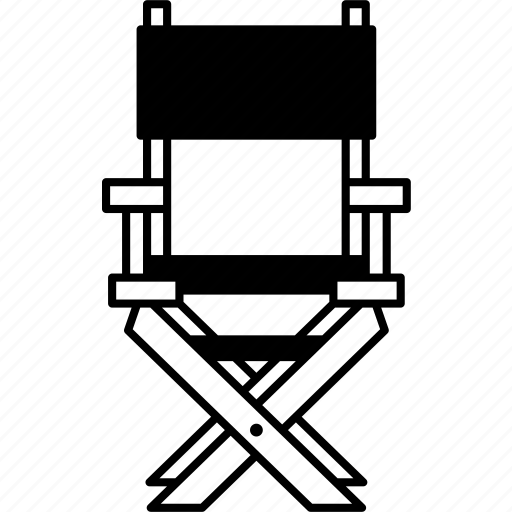 Chair, director, cinematography, filmmaker, furniture icon - Download on Iconfinder